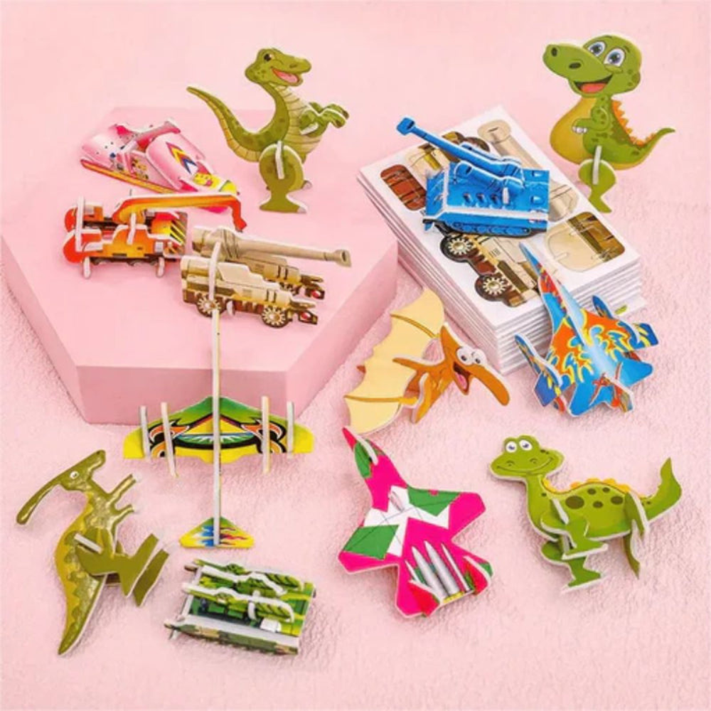 Ensemble de puzzles 3D illustrés pour enfants
