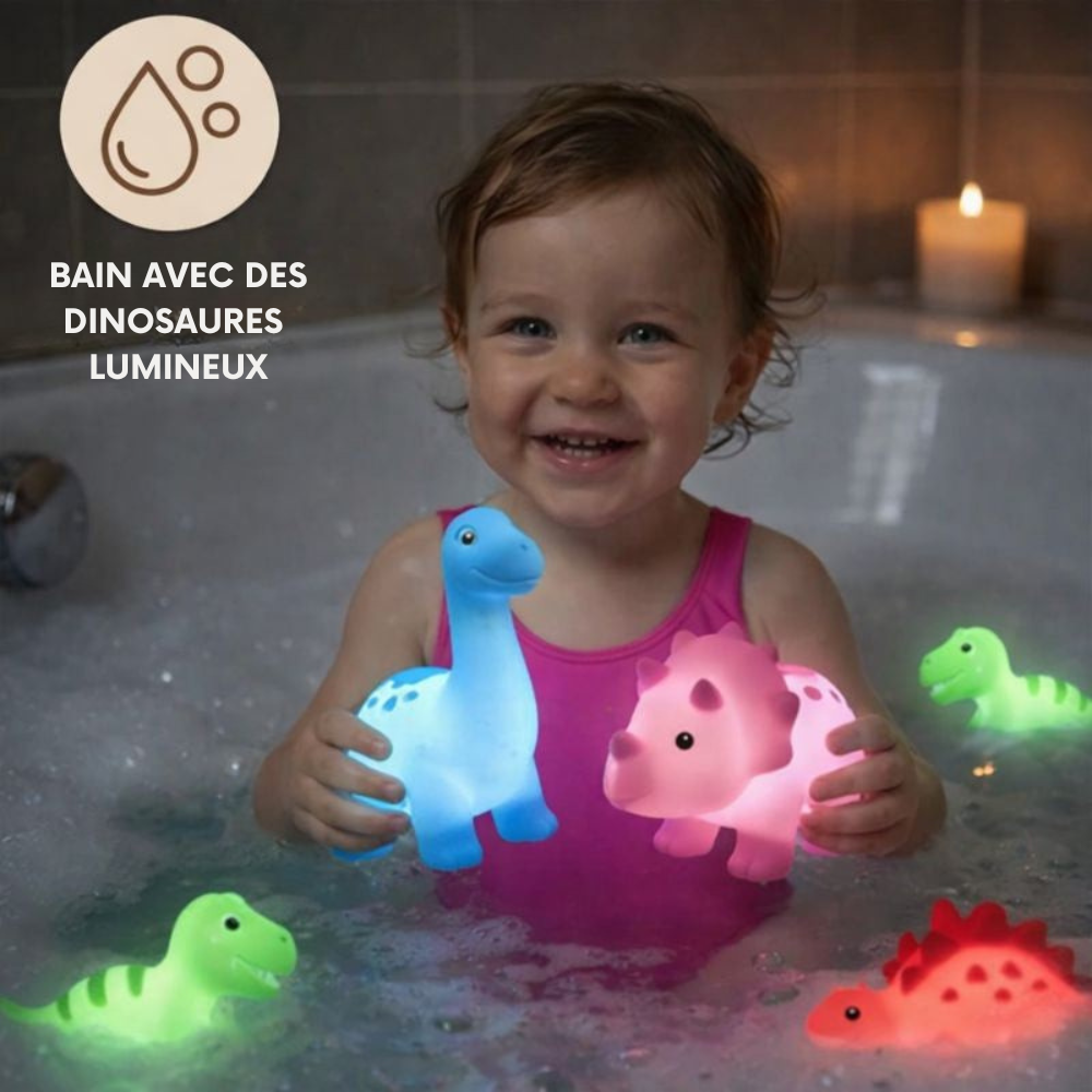 DinoSplash™ – Dinosaures lumineux pour le bain