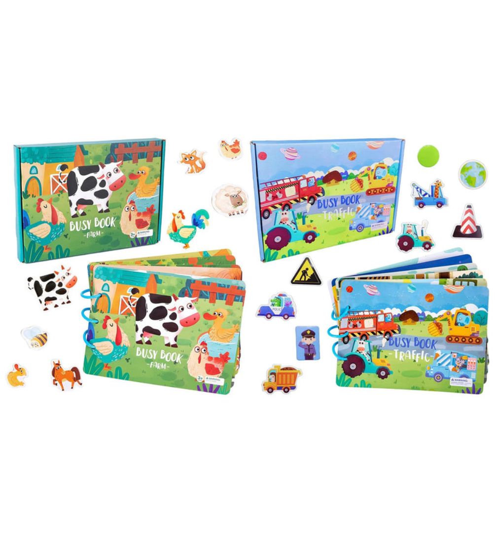 Busy Book (Livre d'activités) – Jouets éducatifs sensoriels pour tout-petits