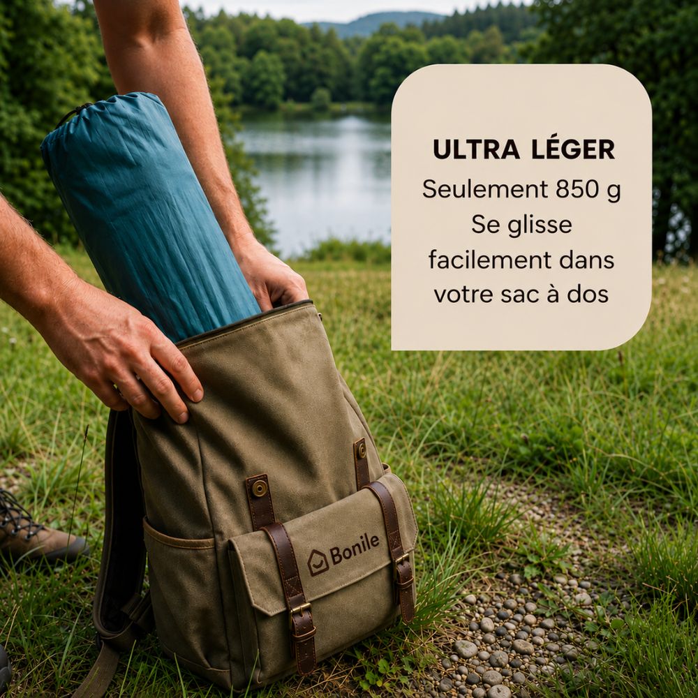 Matelas de sol ultraléger et compact, idéal pour tes déplacements