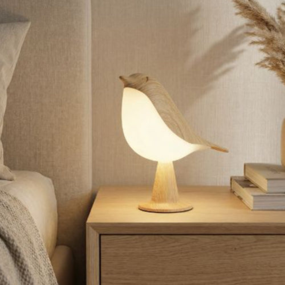 LumiBird™ – Lampe design sans fil avec lumière douce