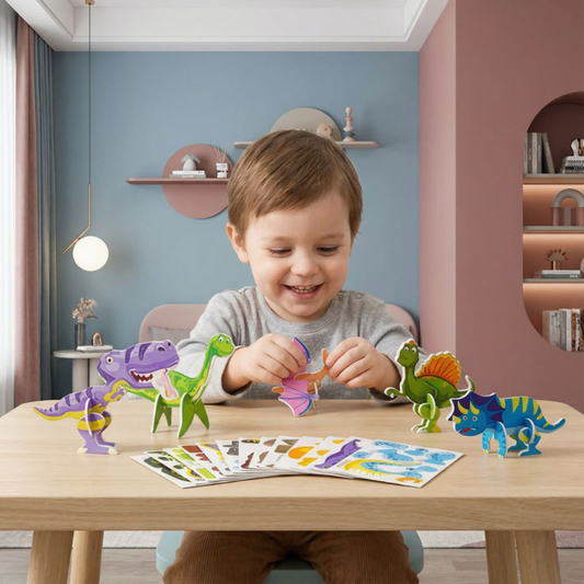 Ensemble de puzzles 3D illustrés pour enfants