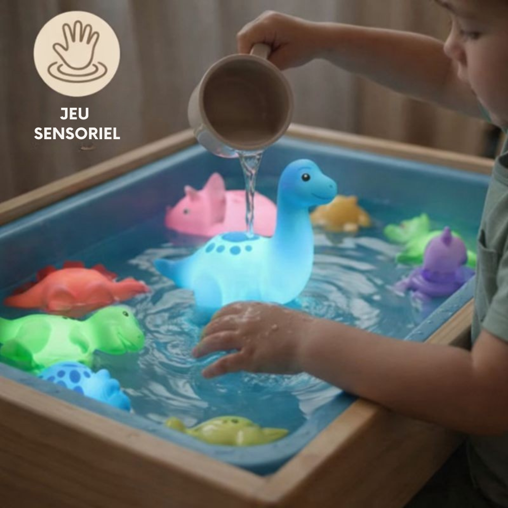 DinoSplash™ – Dinosaures lumineux pour le bain