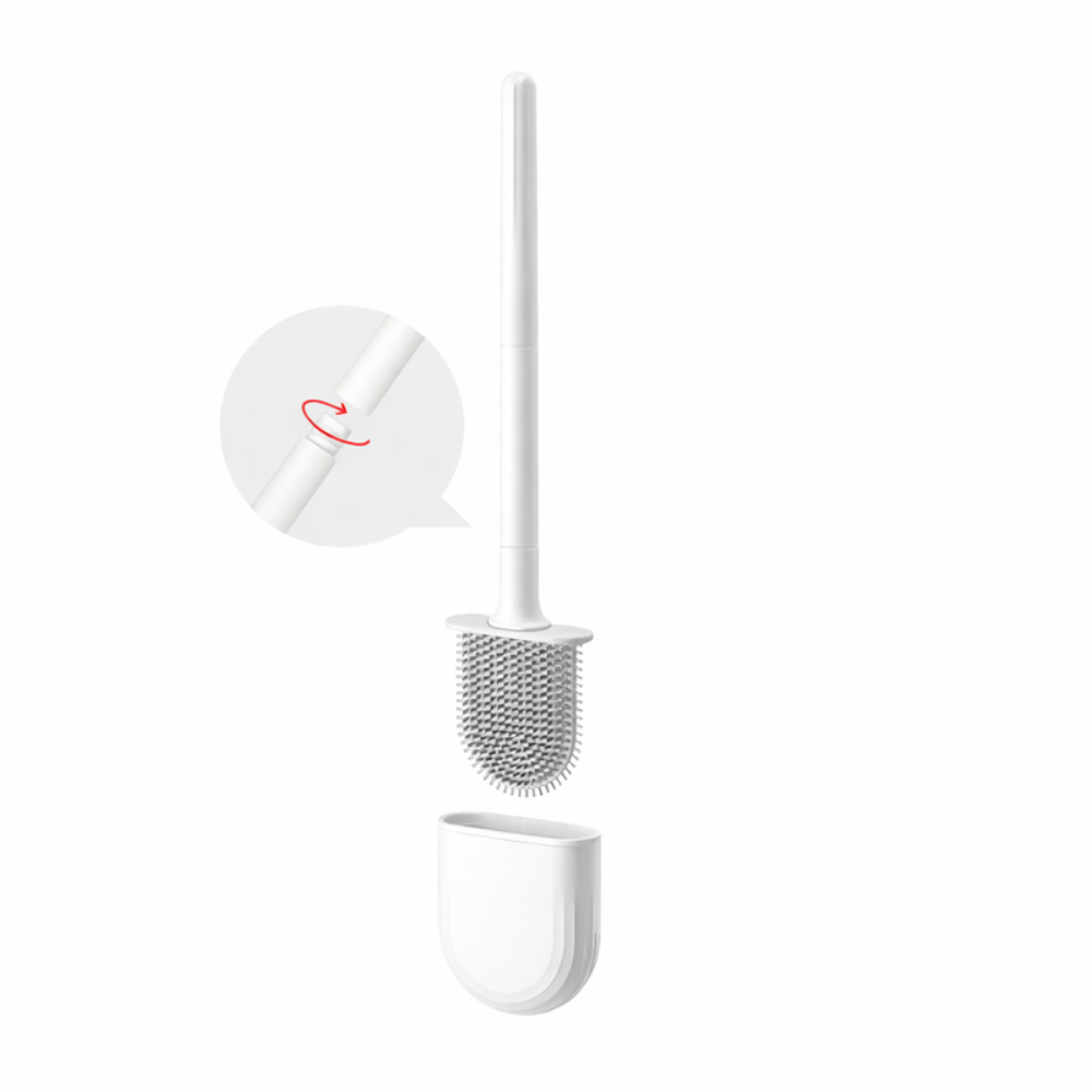 FlexiClean™ – Brosse WC en silicone flexible et efficace