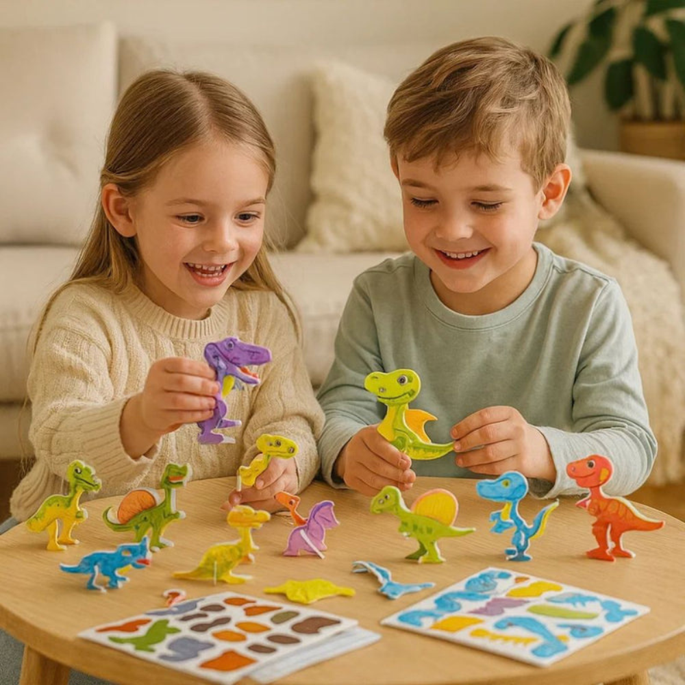 Ensemble de puzzles 3D illustrés pour enfants