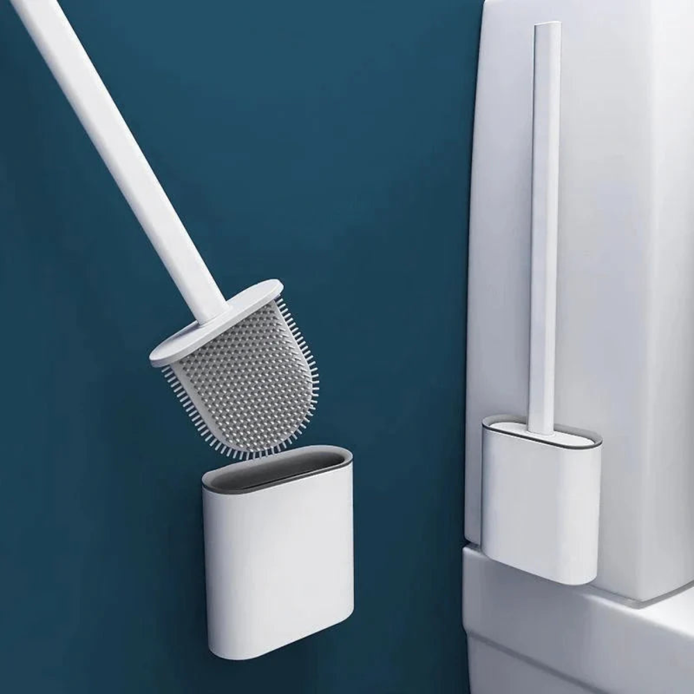 FlexiClean™ – Brosse WC en silicone flexible et efficace