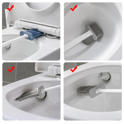 FlexiClean™ – Brosse WC en silicone flexible et efficace