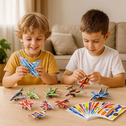 Ensemble de puzzles 3D illustrés pour enfants