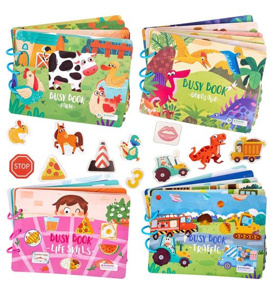 Busy Book (Livre d'activités) – Jouets éducatifs sensoriels pour tout-petits