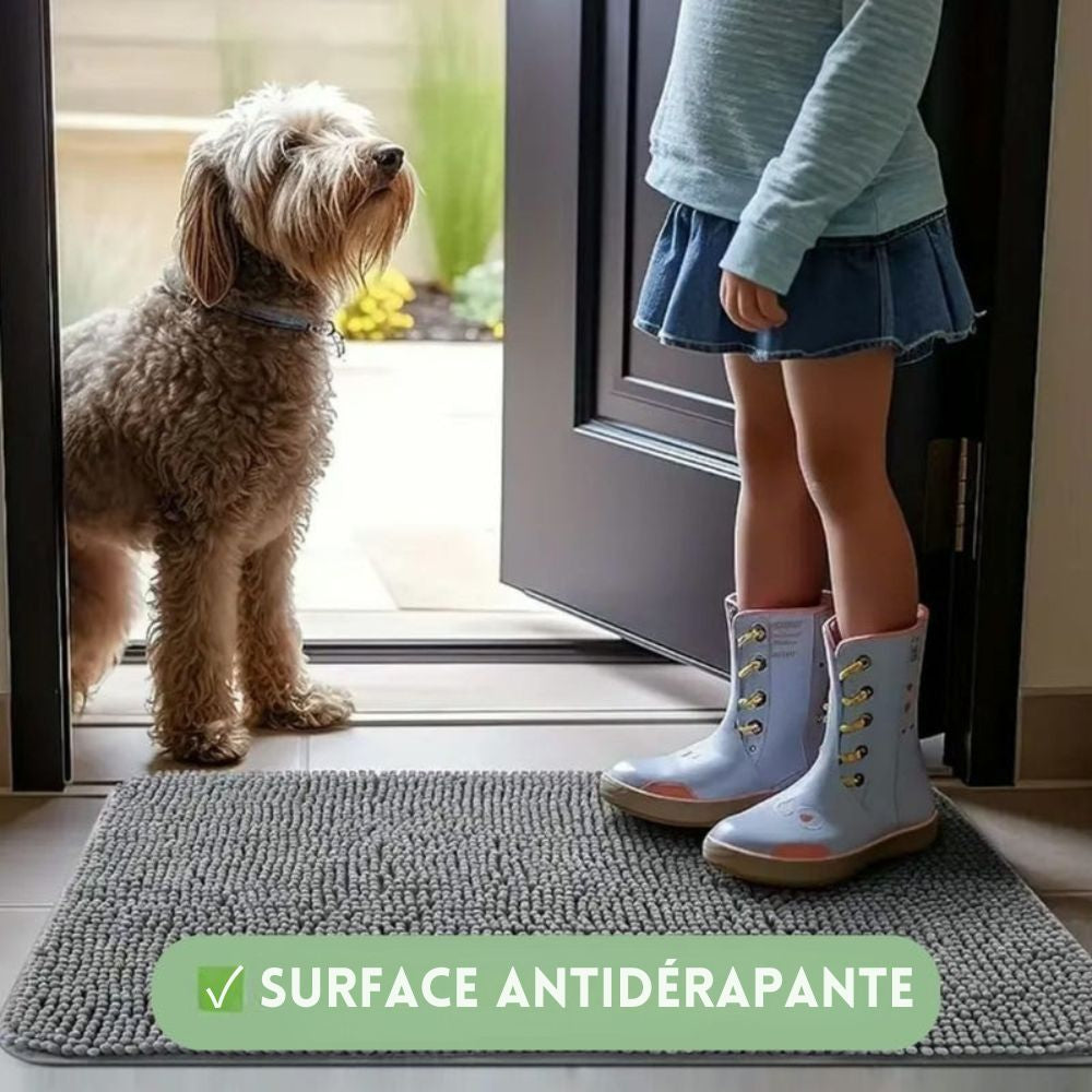 Tapis ultra absorbant pour pattes de chien