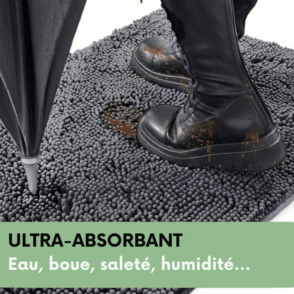 Tapis ultra absorbant pour pattes de chien