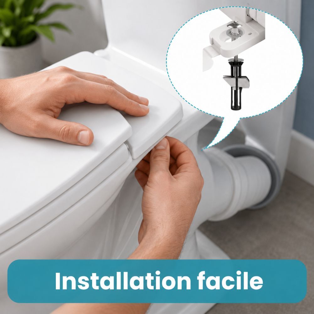 ToiletBolt™ Kit de fixation pour abattant WC 1+1 offert