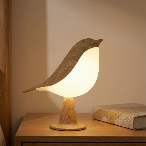 LumiBird™ – Lampe design sans fil avec lumière douce