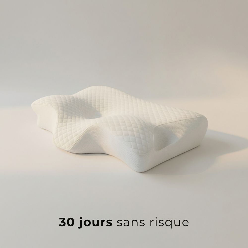 Oreiller ergonomique cervical DreamRest™ | Sommeil profond sans douleurs