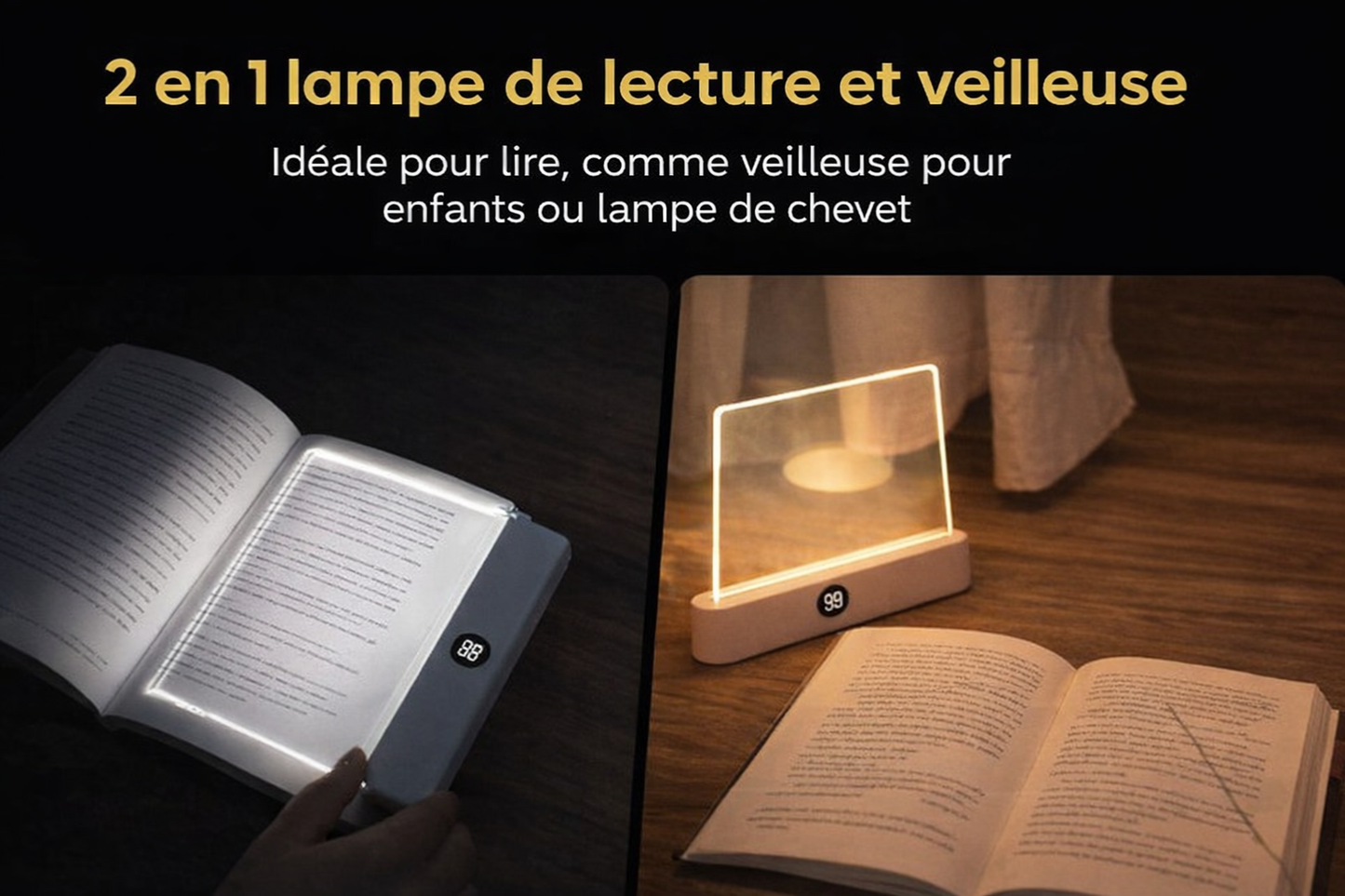 GlowPage™ - Lampe de lecture rechargeable par USB