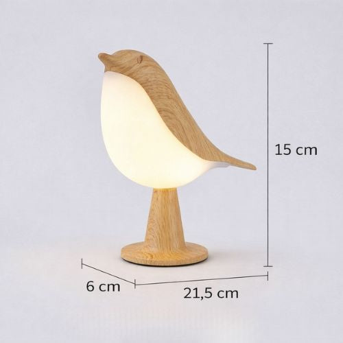 LumiBird™ – Lampe design sans fil avec lumière douce