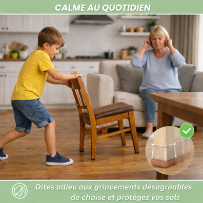 FloorShield™ | Embouts et patins de protection pour pieds de chaises