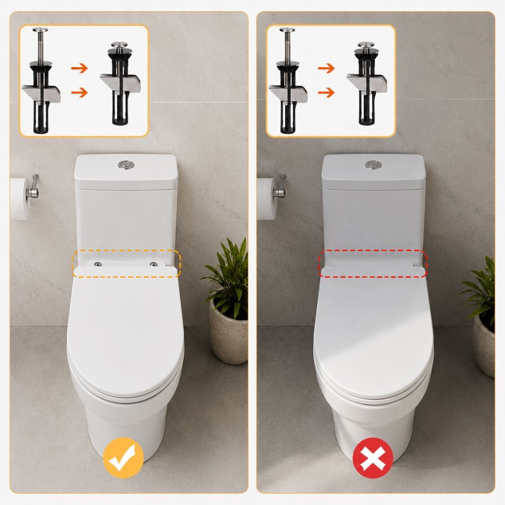 ToiletBolt™ Kit de fixation pour abattant WC 1+1 offert