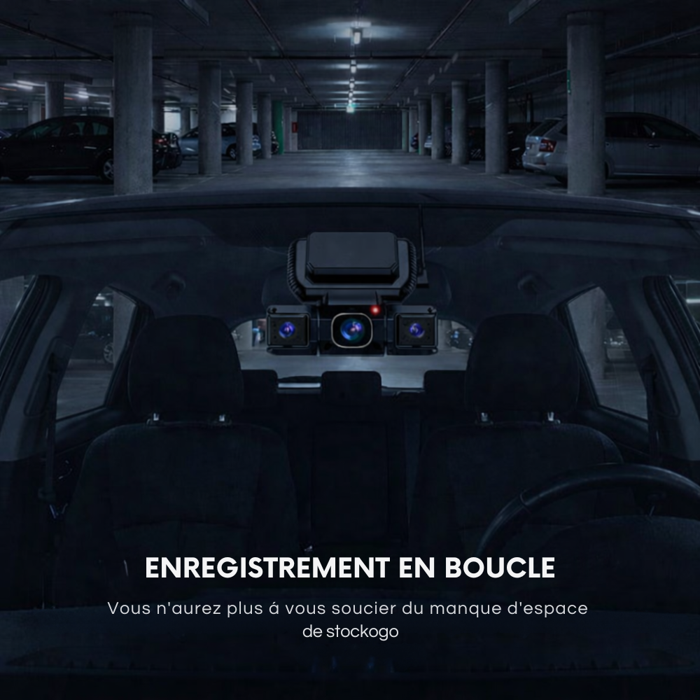 Caméra de bord 3 ou 4 objectifs —  WiFi & vision nocturne