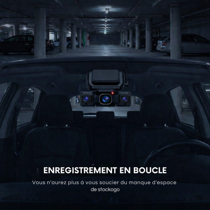 Caméra de bord 3 ou 4 objectifs —  WiFi & vision nocturne