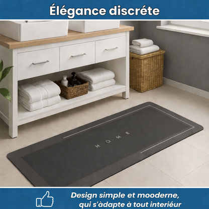Tapis de cuisine antidérapant lavable pour un sol propre et sec