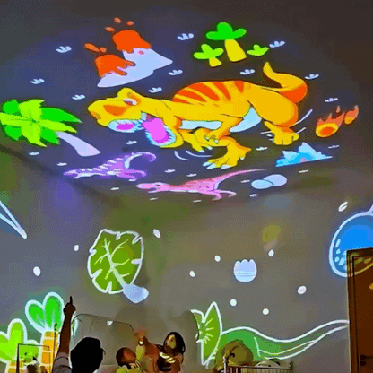 Lapin Carrousel – Projecteur pour enfants 2 en 1 avec mélodie