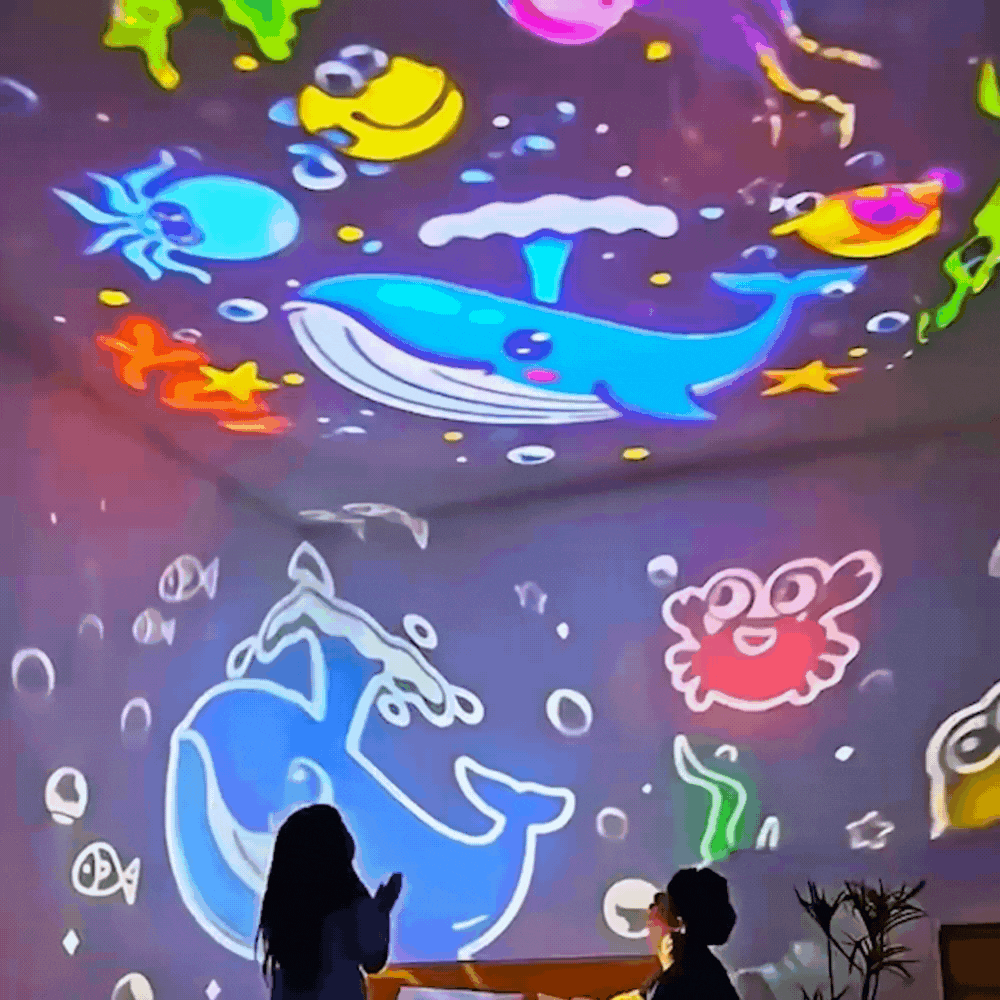 Lapin Carrousel – Projecteur pour enfants 2 en 1 avec mélodie