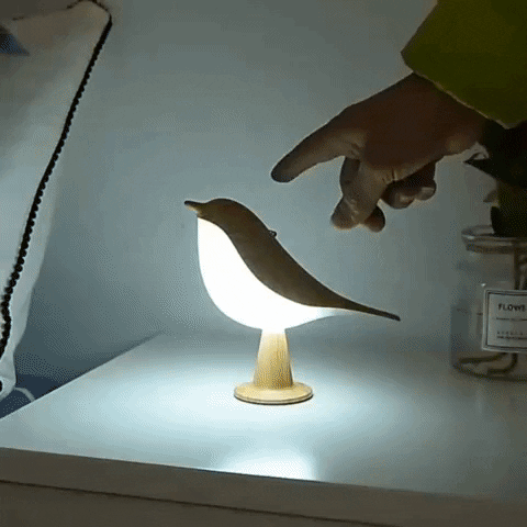 LumiBird™ – Lampe design sans fil avec lumière douce